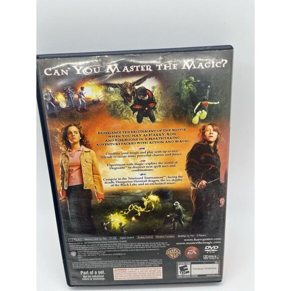 Harry Potter and the Goblet of Fire (Sony PlayStation 2 PS2) COMPLETE CIB Tested - Picture 2 of 7